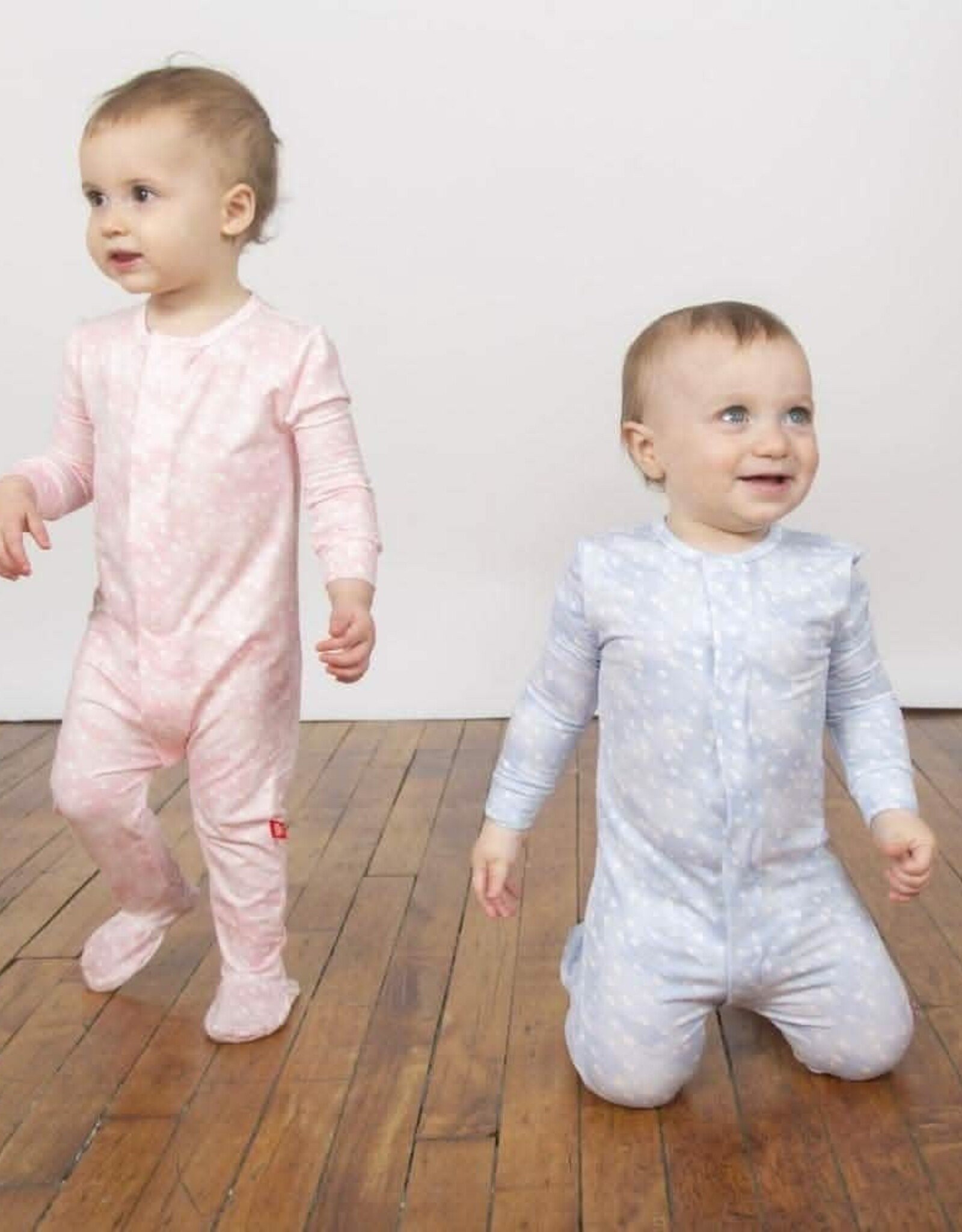 Magnetic Me MM Modal Footie Pink Doeskin