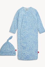 Magnetic Me MM Modal Gown/Hat Set Blue Doeskin
