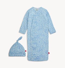 Magnetic Me Modal Gown/Hat Set Blue Doeskin