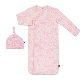Magnetic Me Modal Gown/Hat Set Pink Doeskin
