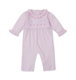 Kissy Kissy Smocked Playsuit Pink 0-3 Month