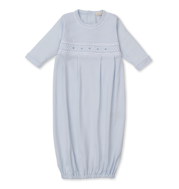 Kissy Kissy Smocked Sack Blue