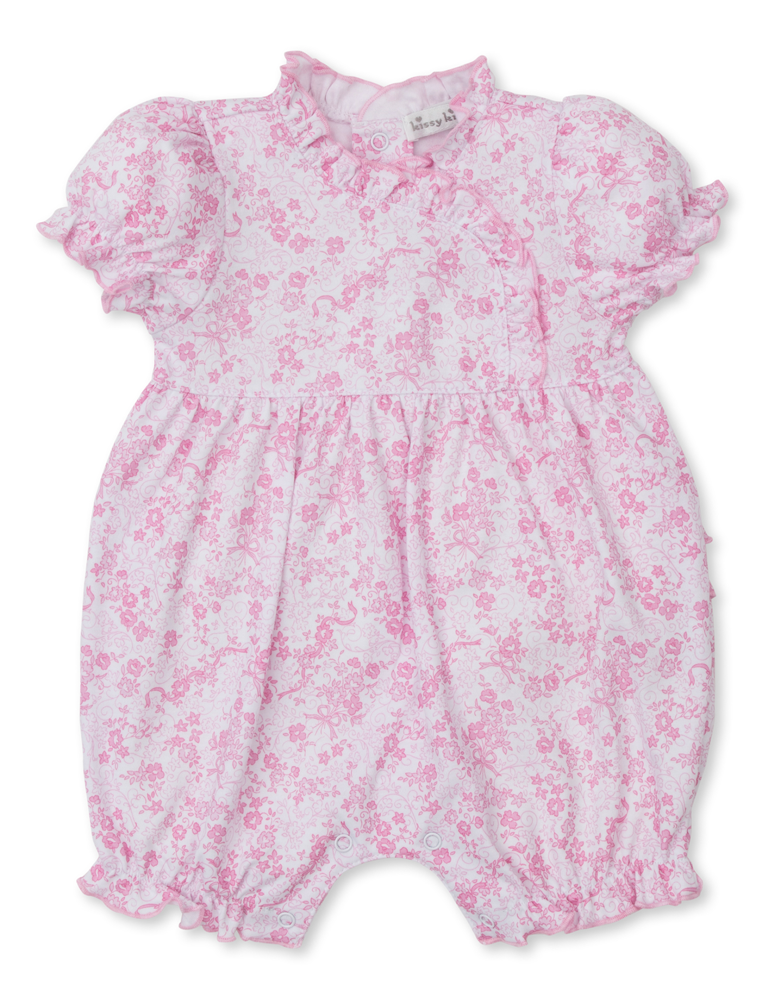 Kissy Kissy Old English Roses Playsuit Pink