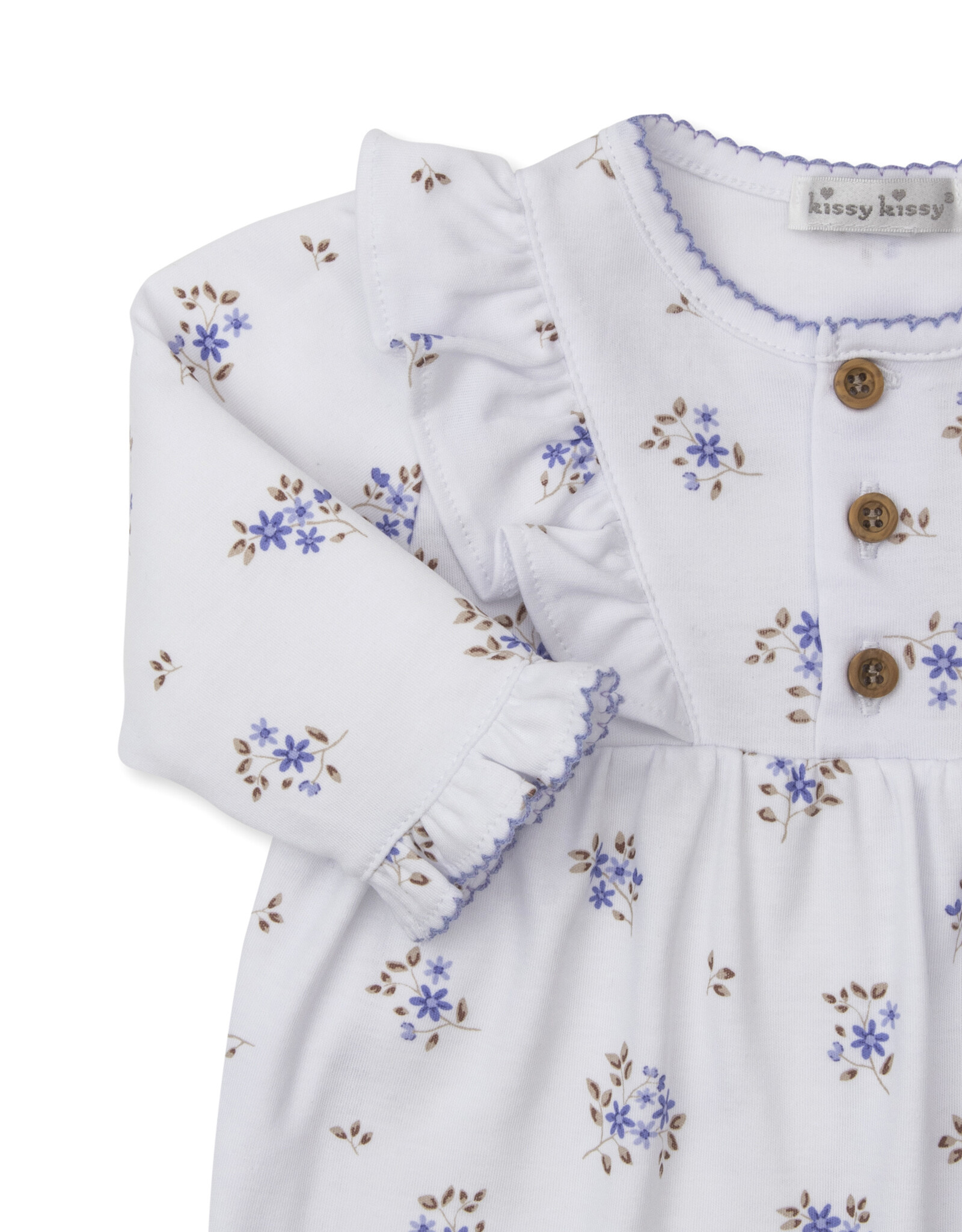 Kissy Kissy Tiny Blossoms Playsuit Lilac