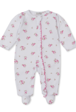 Kissy Kissy Tiny Blossoms Zip Footie Pink