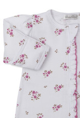 Kissy Kissy Tiny Blossoms Zip Footie Pink