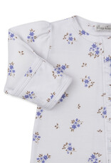 Kissy Kissy Tiny Blossoms Zip Footie Lilac