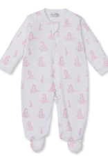 Kissy Kissy Giraffe Grace Zip Footie Pink