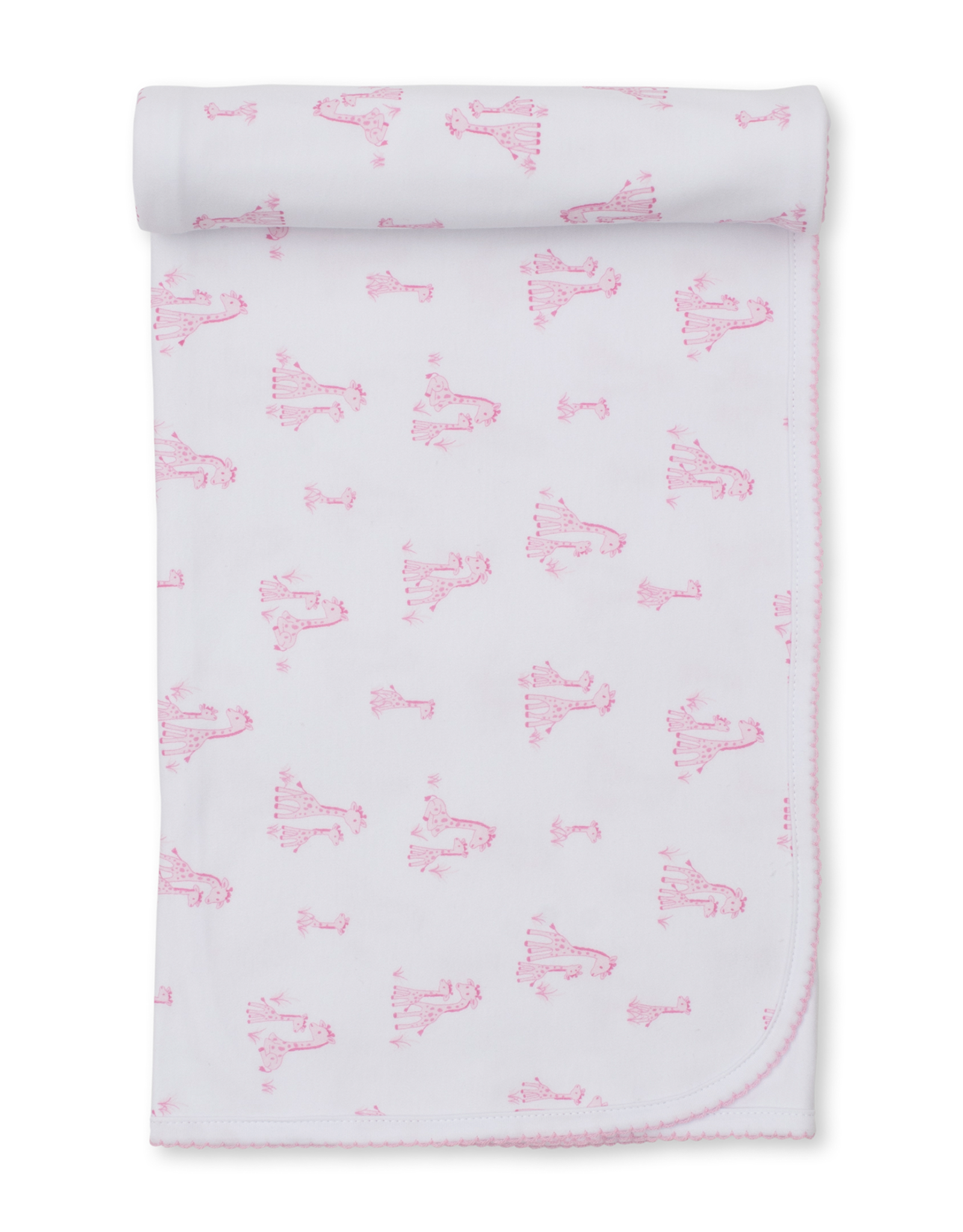Kissy Kissy Giraffe Grace Blanket pink