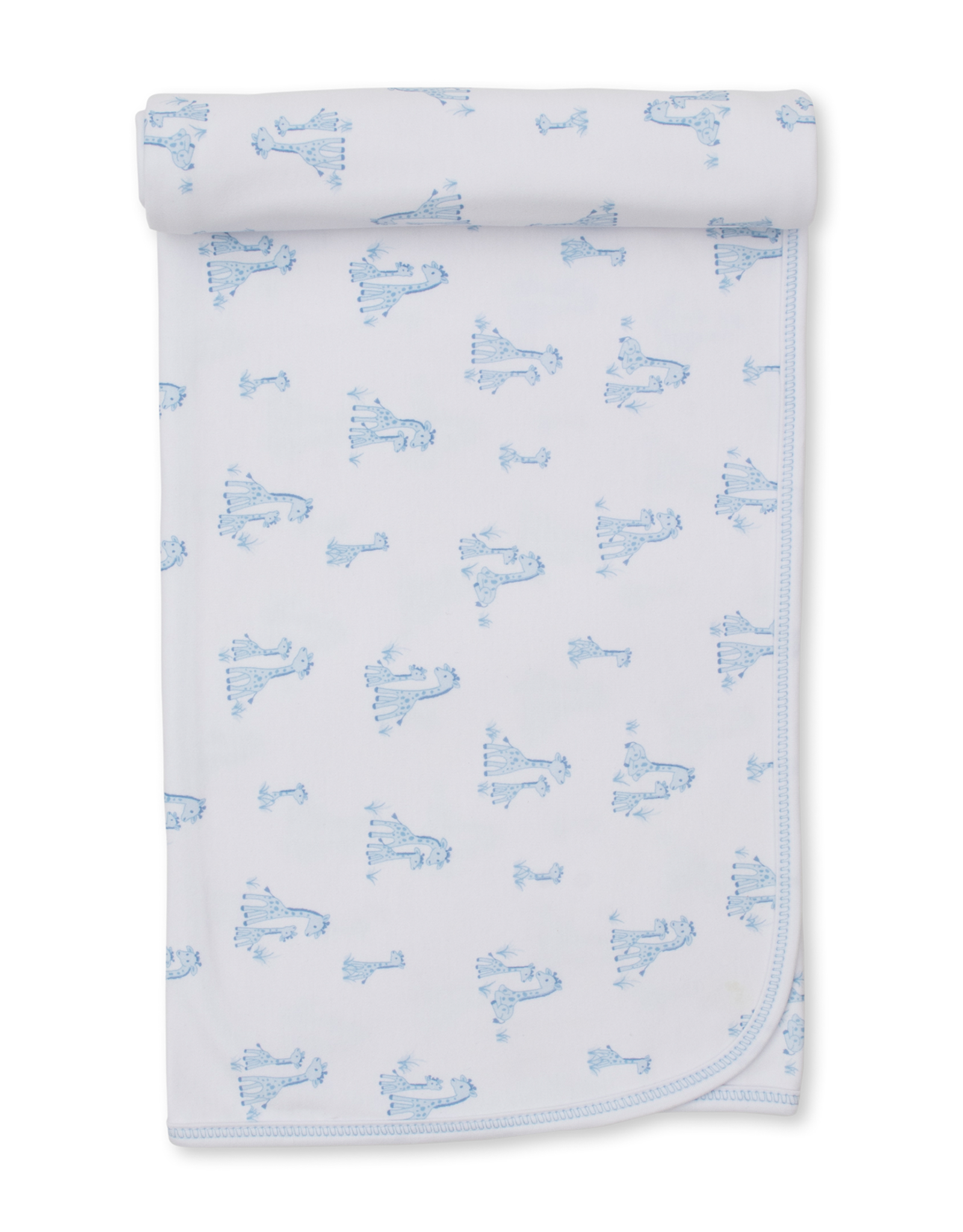 Kissy Kissy Giraffe Grace Blanket blue