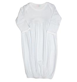Baby Loren Blue Gingham Gown