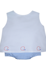 Southern Saturday Team Red/Blue Helmet Diaper Set