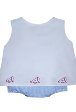 Southern Saturday Team Red/Blue Megaphone Diaper Set