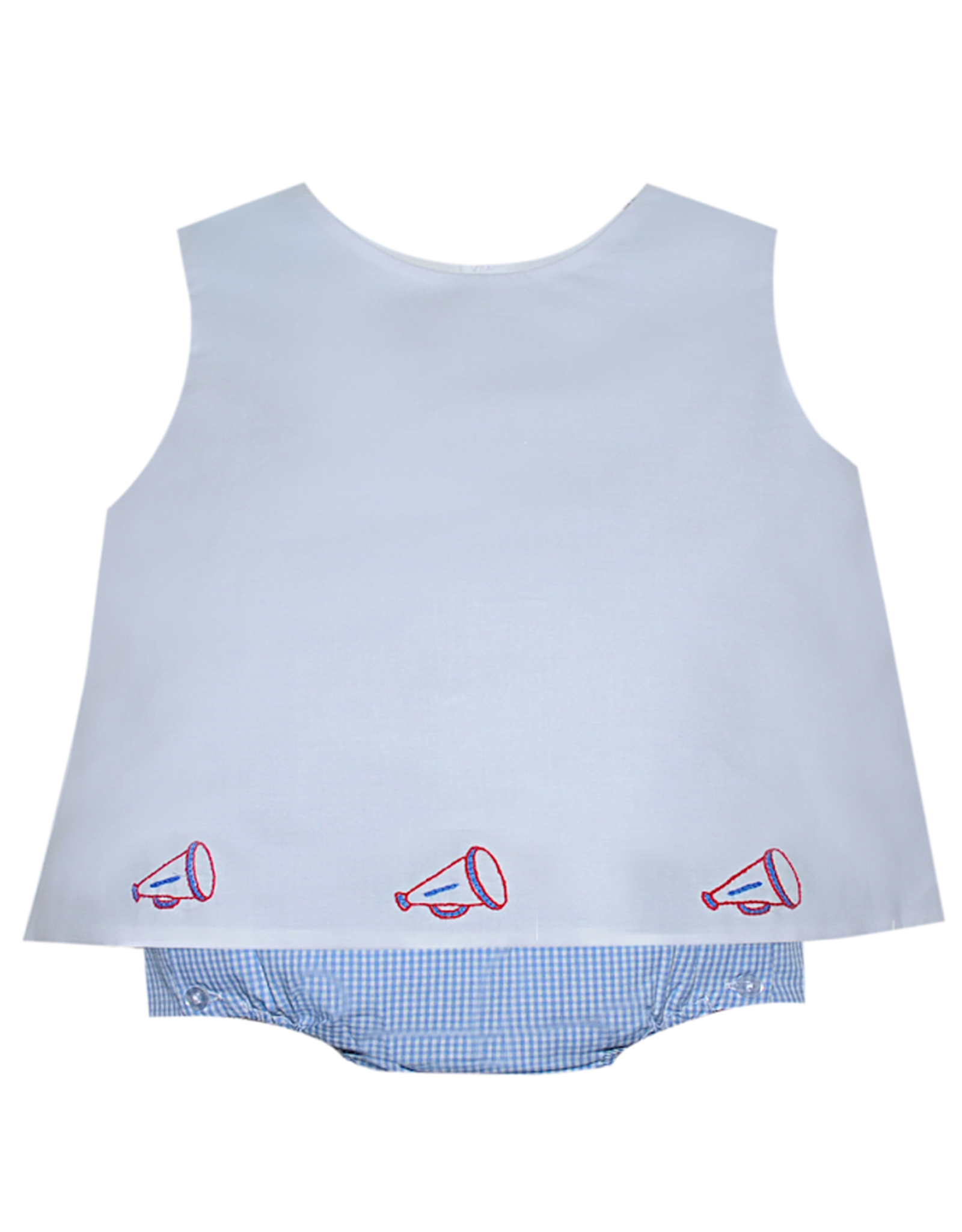 Southern Saturday Team Red/Blue Megaphone Diaper Set