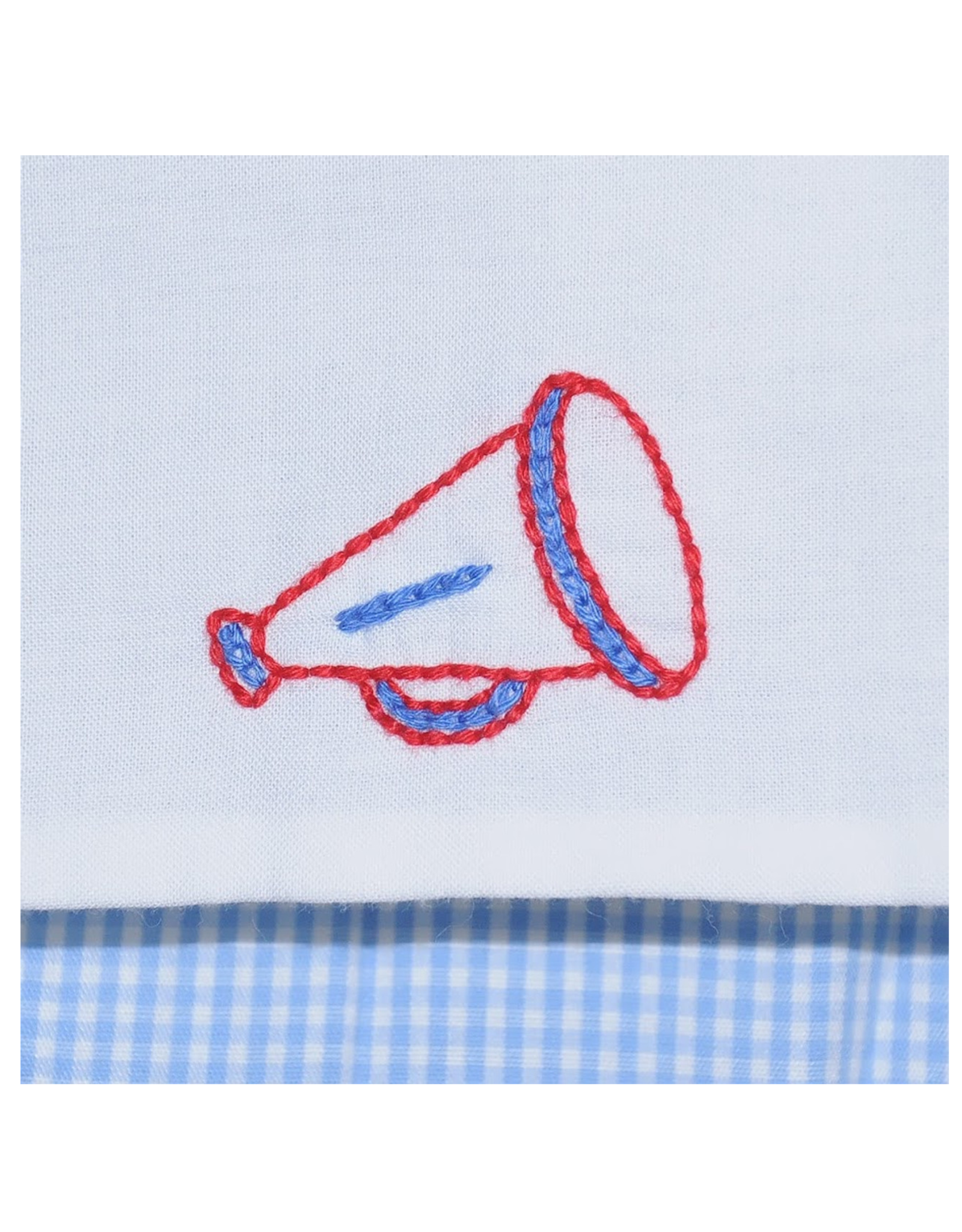Southern Saturday Team Red/Blue Megaphone Diaper Set