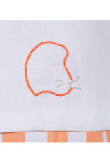 Southern Saturday Team Orange Helmet Diaper Set