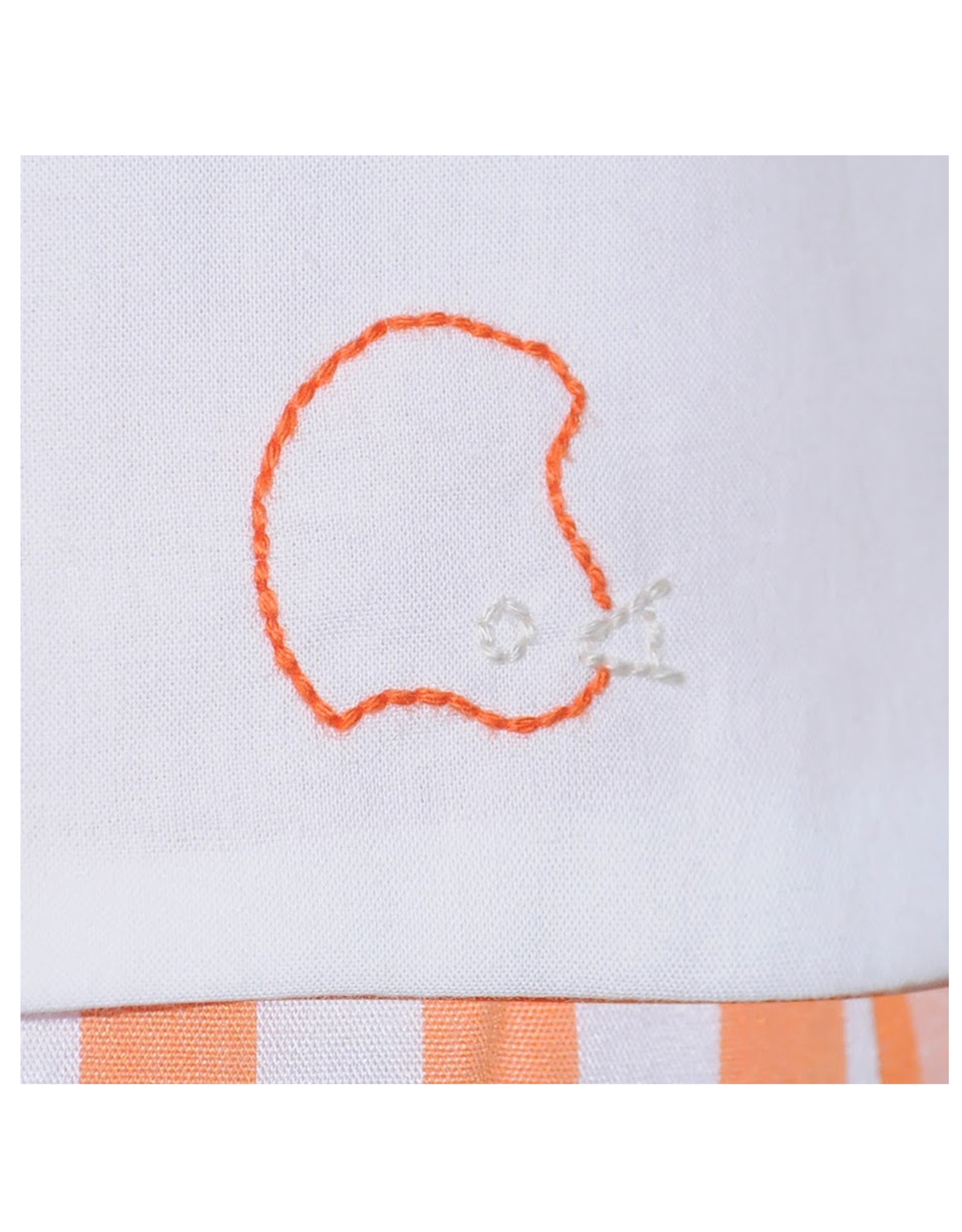 Southern Saturday Team Orange Helmet Diaper Set