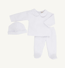 TBBC Harts Hold Me Set Pima Jacquard Worth Ave White TBBC Harts Hold Me Set Pima Jacquard Worth Ave White