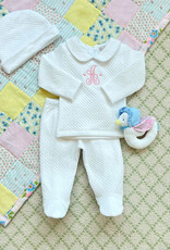 TBBC Harts Hold Me Set Pima Jacquard Worth Ave White