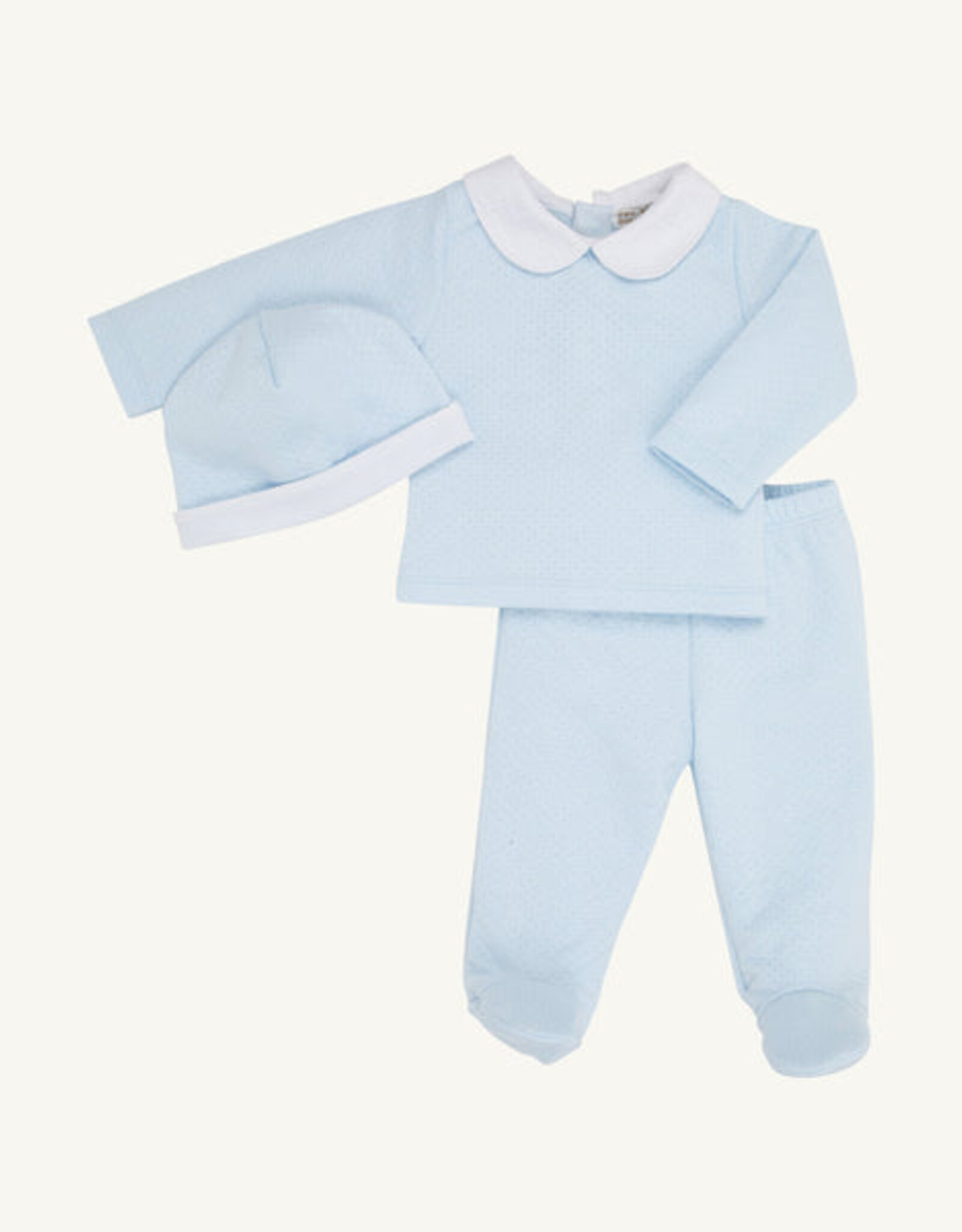 TBBC Harts Hold Me Set Pima Jacquard Buckhead Blue