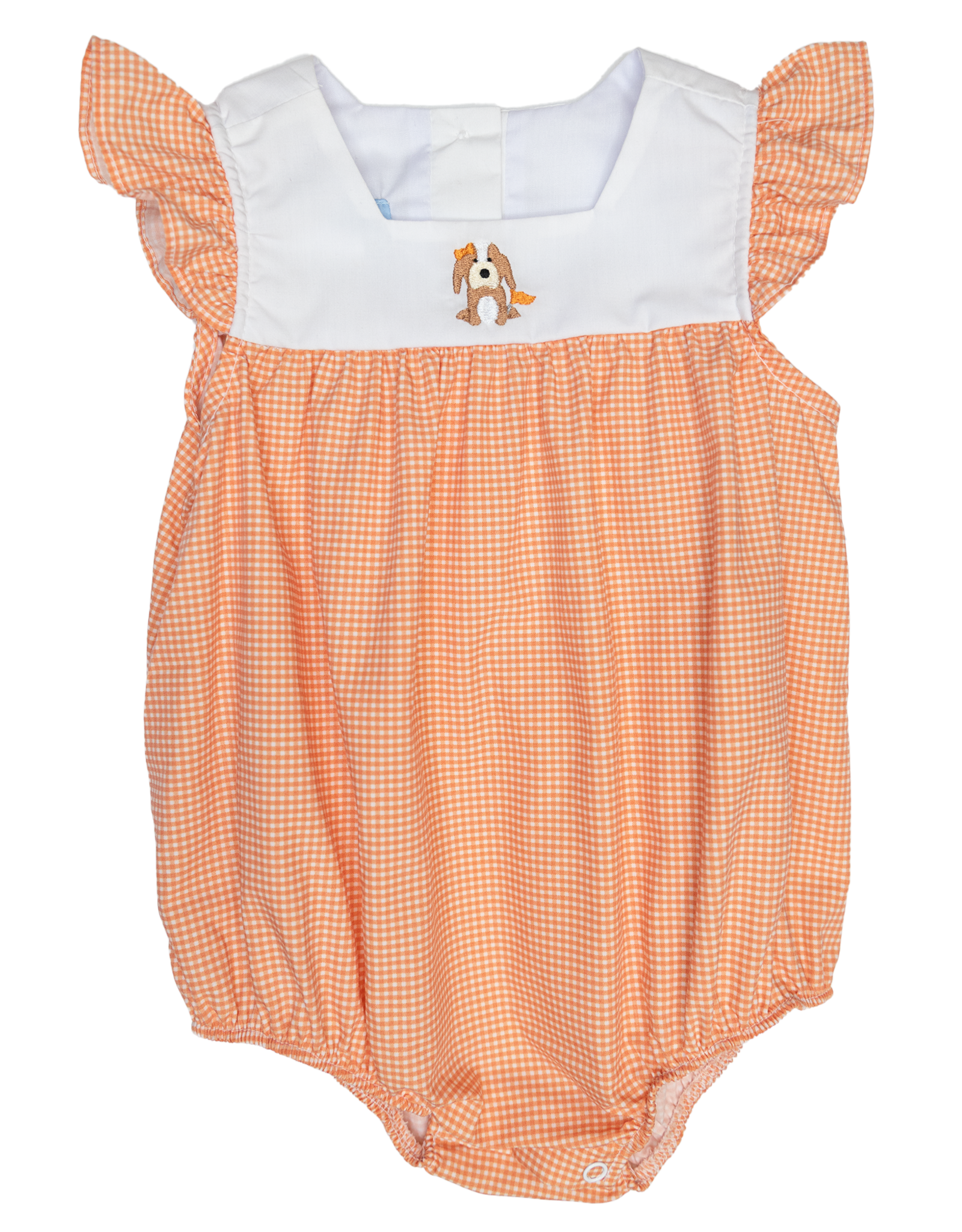 Charming Little One GQ0795 Orange Check Emma Bubble