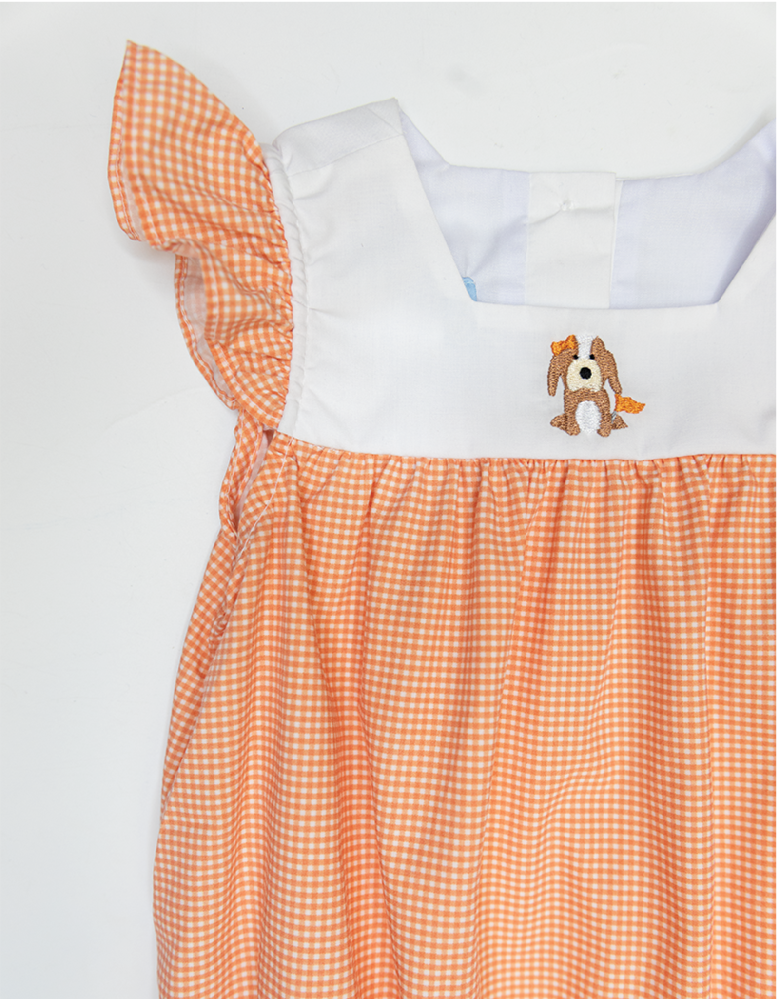 Charming Little One GQ0795 Orange Check Emma Bubble