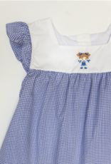 Charming Little One GQ1204 Blue Check Emma Dress