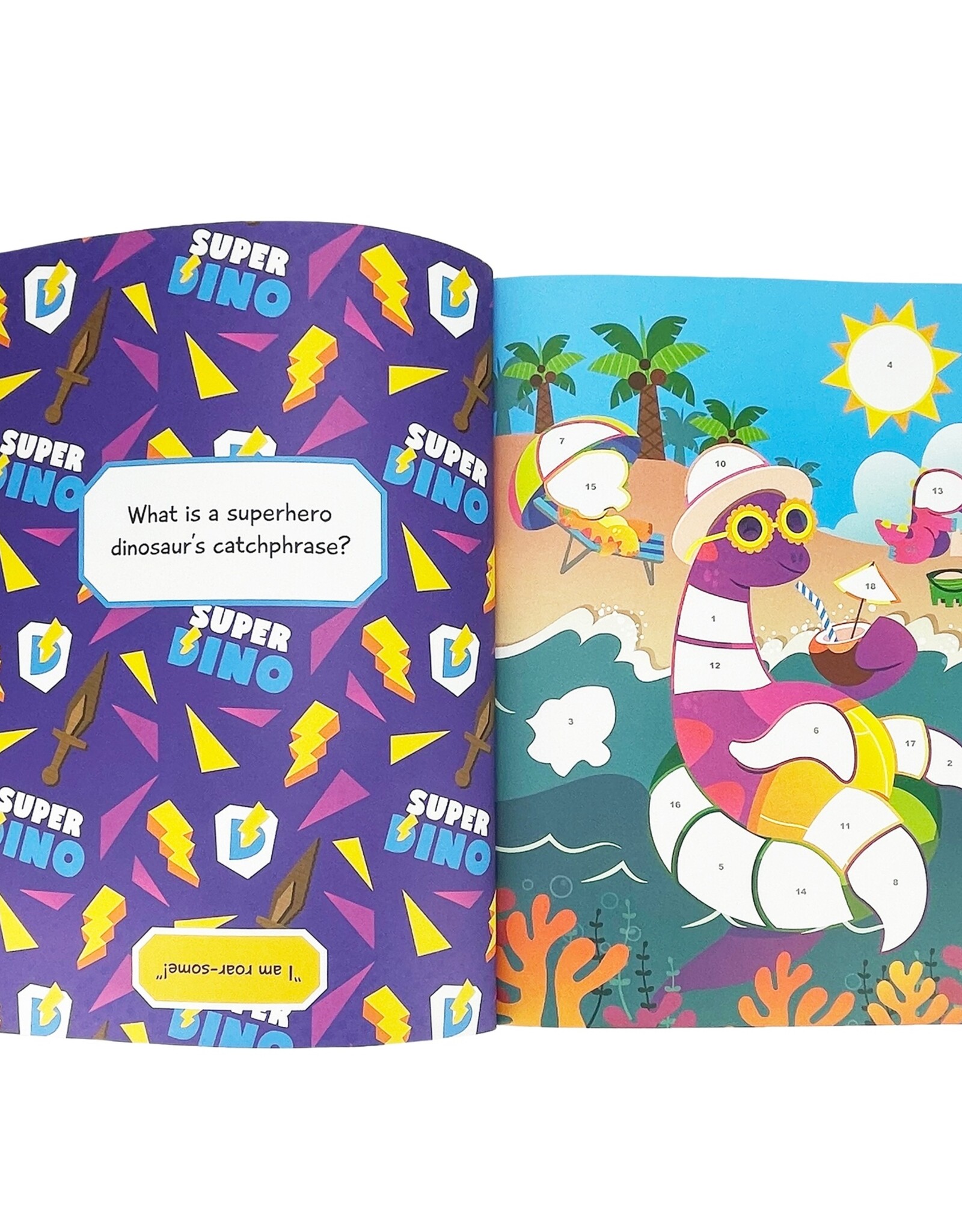 Cottage Door Press Dinosaurs Stick By Number Activity book