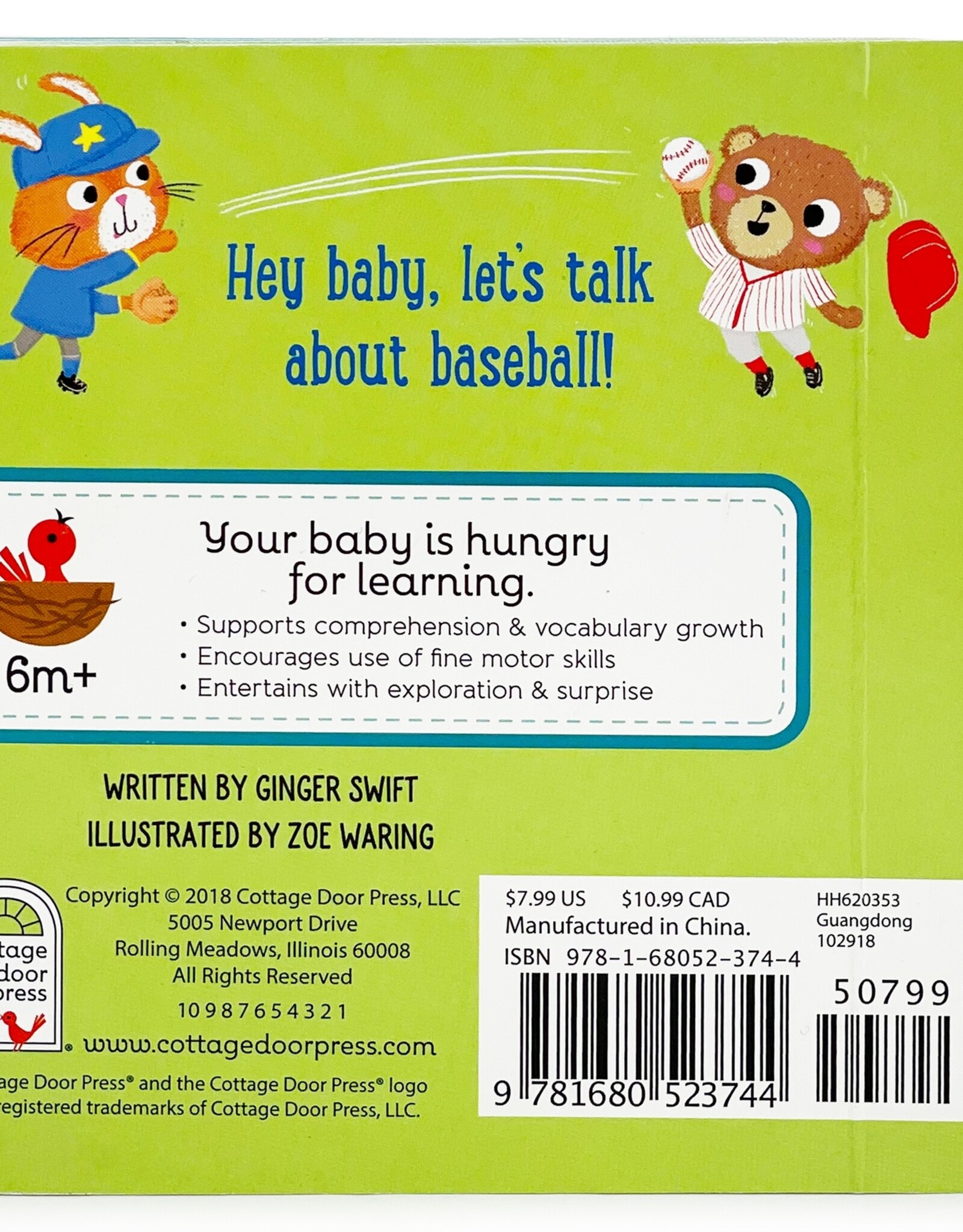 Cottage Door Press Let's Play Baseball book