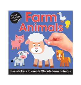 Sourcebooks First Sticker Art: Farm Animals