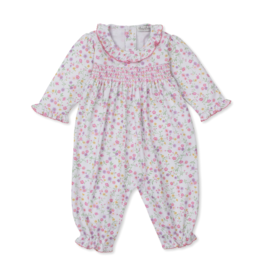 Kissy Kissy Autumn Gardens Smocked Playsuit