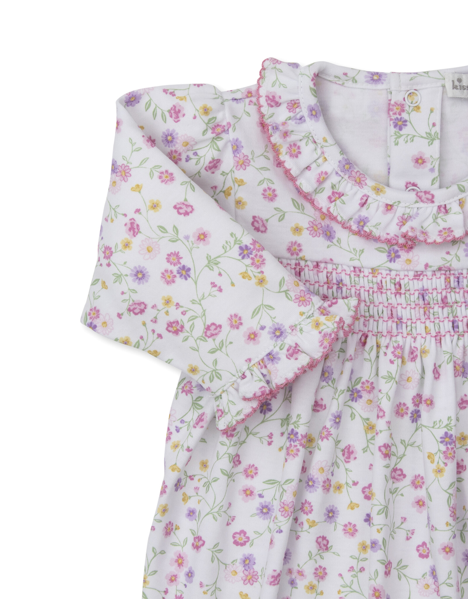 Kissy Kissy Autumn Gardens Smocked Playsuit