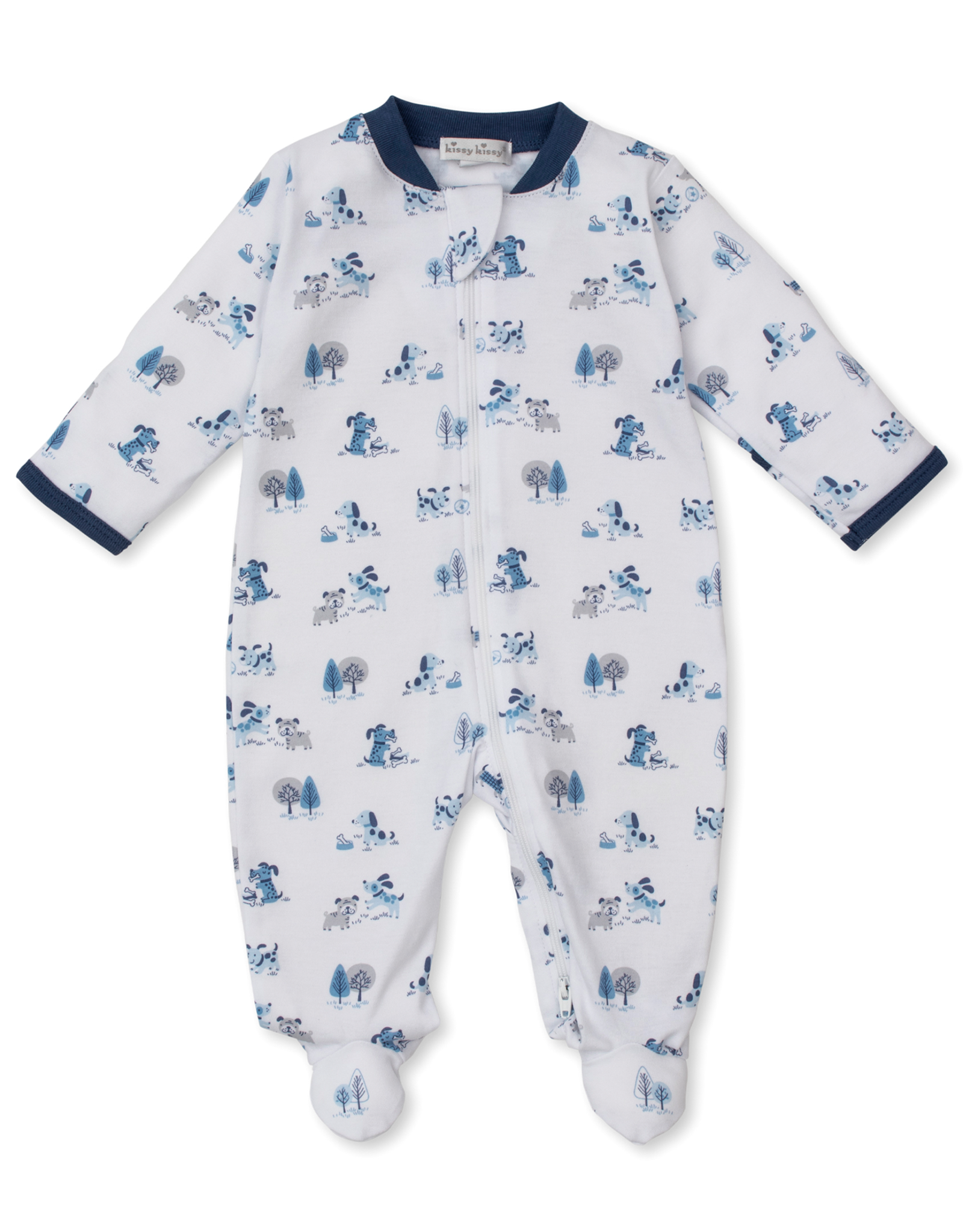 Kissy Kissy Puppy Park Fun Zip Footie