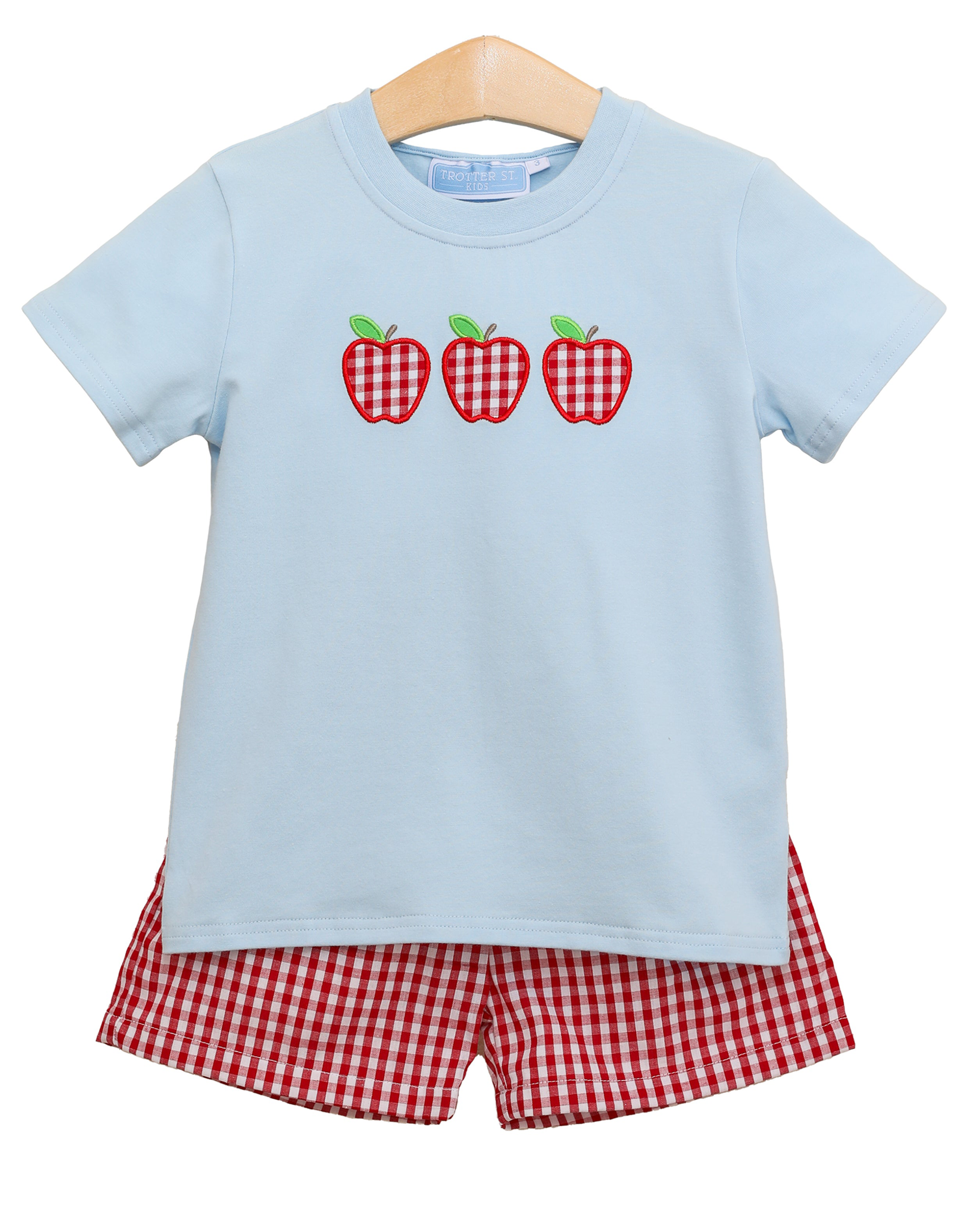 Trotter Street Kids TSF25 Apple Trio Short Set