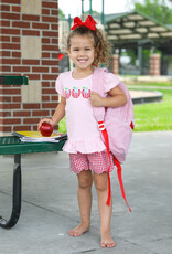 Trotter Street Kids TSF25 Apple Trio Ruffle Short Set