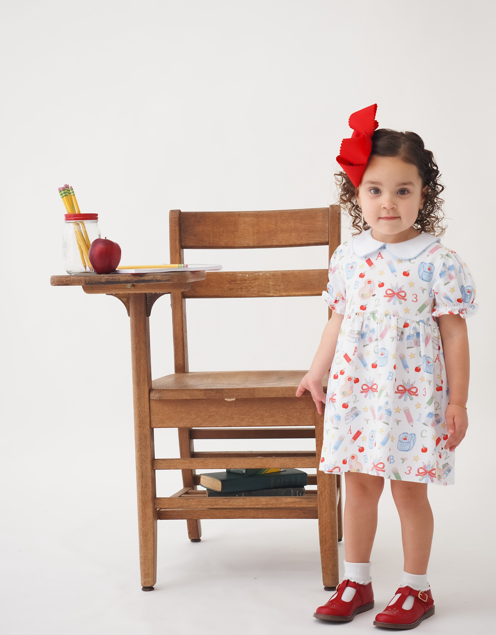 Cypress Row Collins School Supplies Dress