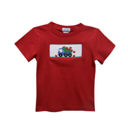 Vive la Fete Apple Truck Smocked Shirt