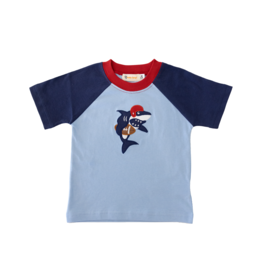 Luigi Football Shark Short Sleeve Shirt