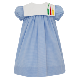 Claire and Charlie Crayon Gingham Dress