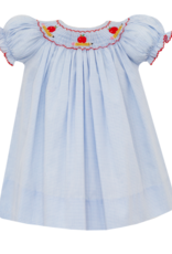 Petit Bebe 115A Apples Pencils Smocked Bishop Dress