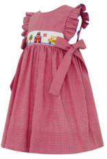 Petit Bebe 116D Back to School Smocked Dress