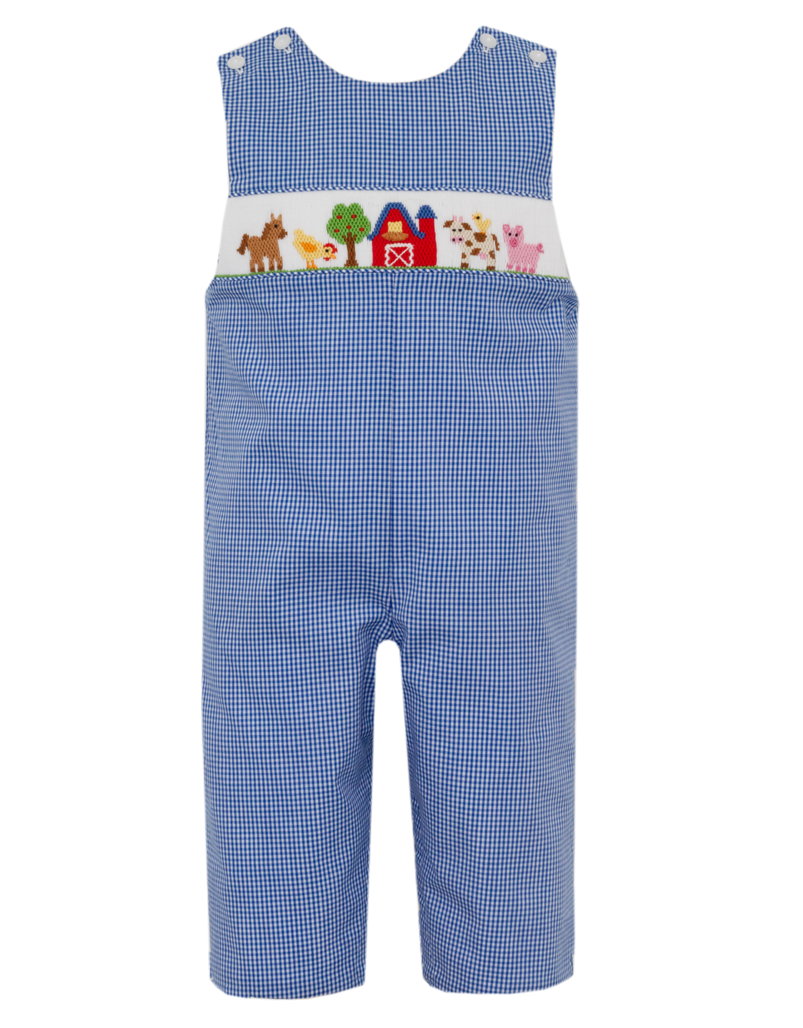 Petit Bebe 123K Farm Smocked Bubble