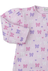 Kissy Kissy Billowy Bows Zip Footie