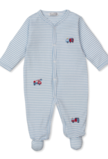 Kissy Kissy Fight the Fire Stripe Footie