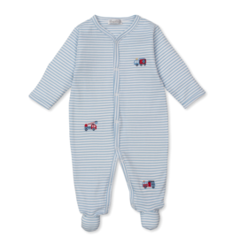 Kissy Kissy Fight the Fire Stripe Footie