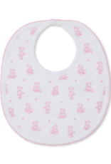 Kissy Kissy Teddy Bear Time Bib Pink