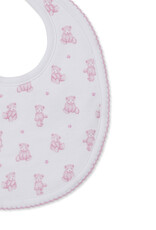 Kissy Kissy Teddy Bear Time Bib Pink