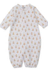 Kissy Kissy Teddy Bear Time Jacquard Converter Gown Brown