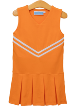 Trotter Street Kids TSF25 Orange Cheer Dress/Short Uniform