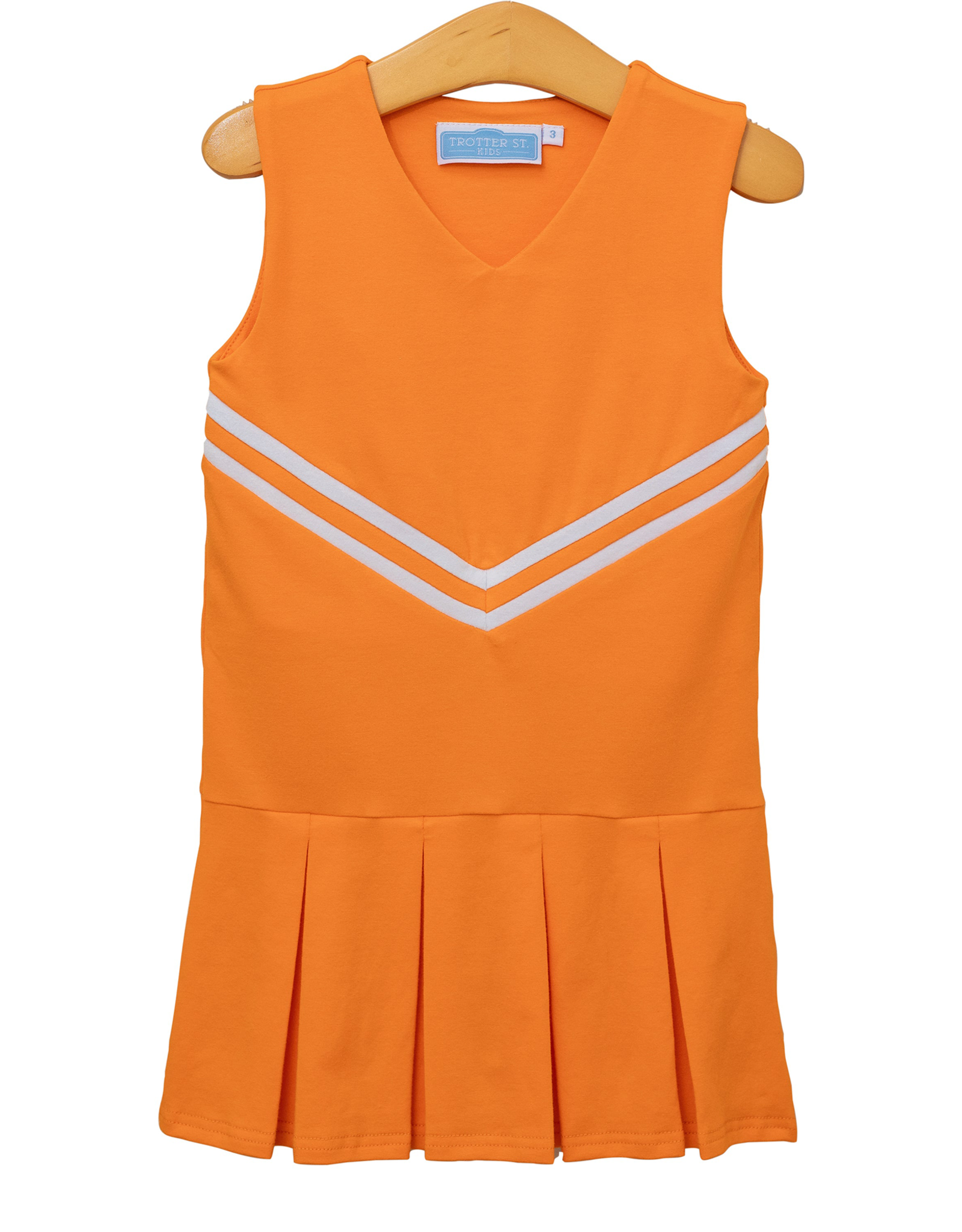 Trotter Street Kids TSF25 Orange Cheer Dress/Short Uniform